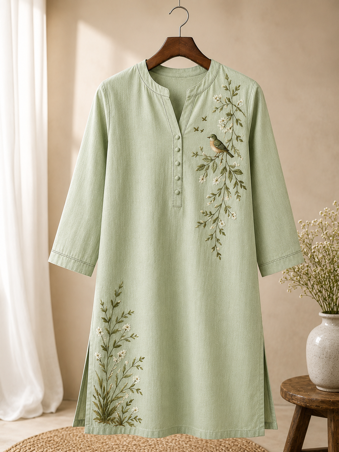 Custom Embroidery on Your Kurti