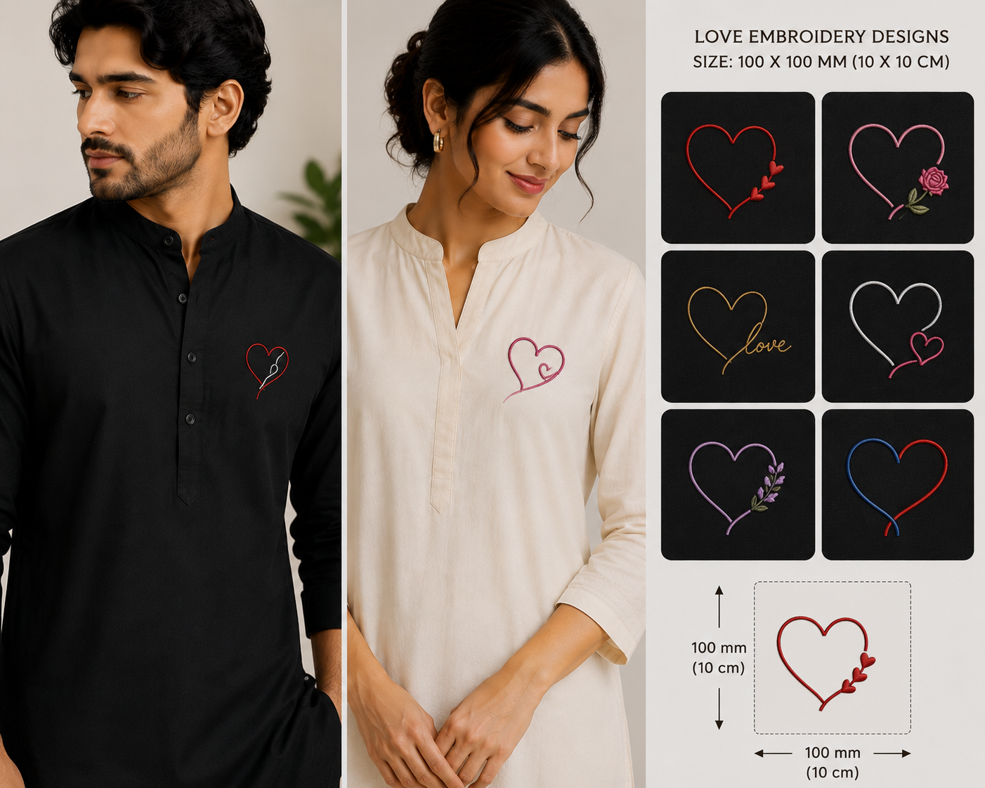 Custom Embroidery on Your Kurti / kurta
