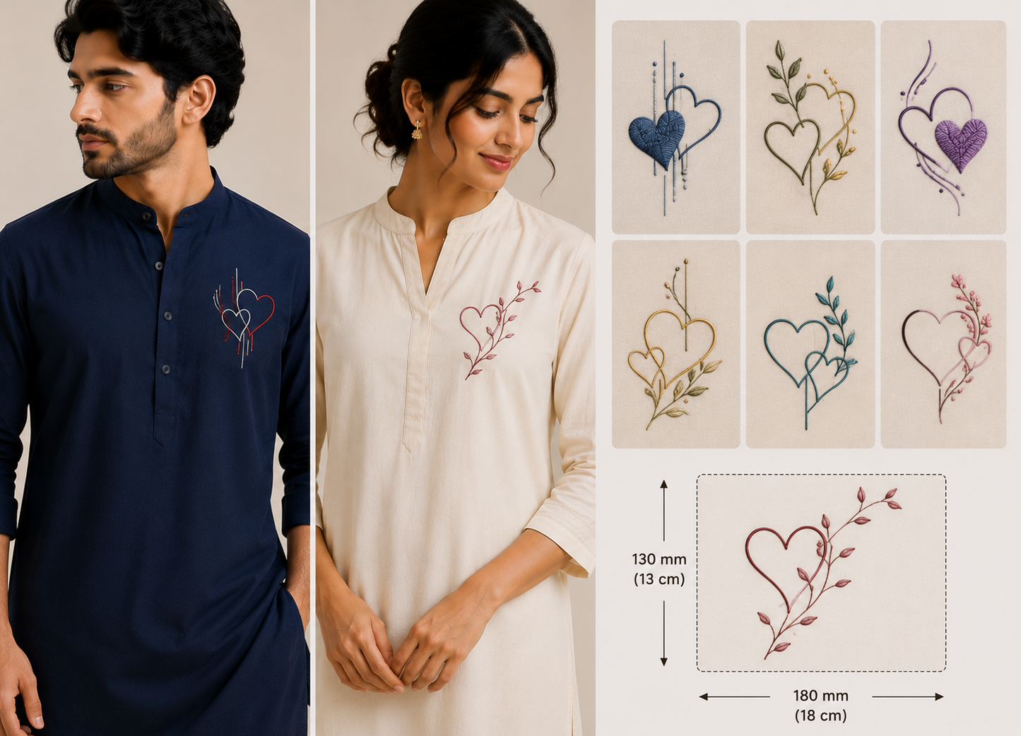 Custom Embroidery on Your Kurti / kurta